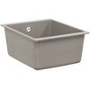 Kriauklė Pilka 370 x 460 mm 80% Kvarcas ir 20% Derva