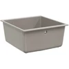 Kriauklė Pilka 430 x 460 mm 80% Kvarcas ir 20% Derva