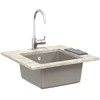 Kriauklė Pilka 430 x 460 mm 80% Kvarcas ir 20% Derva