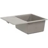Kriauklė Pilka 560 x 460 mm 80% Kvarcas ir 20% Derva