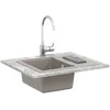 Kriauklė Pilka 560 x 460 mm 80% Kvarcas ir 20% Derva