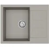 Kriauklė Pilka 620 x 500 mm 80% Kvarcas ir 20% Derva