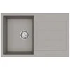 Kriauklė Pilka 780 x 500 mm 80% Kvarcas ir 20% Derva