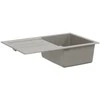 Kriauklė Pilka 780 x 500 mm 80% Kvarcas ir 20% Derva