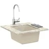 Kriauklė Smėlio 370 x 460 mm 80% Kvarcas ir 20% Derva