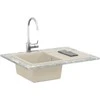 Kriauklė 80% Kvarcas ir 20% Derva 670 x 460 mm Smėlio