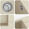 Kriauklė 80% Kvarcas ir 20% Derva 670 x 460 mm Smėlio