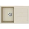 Kriauklė Smėlio 780 x 500 mm 80% Kvarcas ir 20% Derva