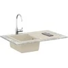 Kriauklė Smėlio 780 x 500 mm 80% Kvarcas ir 20% Derva