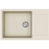 Kriauklė Smėlio 780 x 500 mm 80% Kvarcas ir 20% Derva