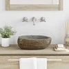 Upių akmens baseinas Šviesiai pilka (30-37) x (25-30) x 12 cm