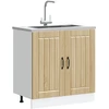 kriauklės pagrindo spintelė "Lucca" Sonoma Oak Engineered Wood