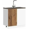 kriauklės pagrindo spintelė “Lyon" Old Wood Engineered Wood