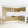 Kriaušės pagrindinė spintelė Porto 2 pcs Ruda Apdirbta mediena