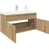 kriauklės spintelė su įmontuotu baseinu Artisan Oak