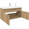 kriauklės spintelė su įmontuotu baseinu Artisan Oak