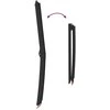 Sulankstoma motociklinės rampos 340 kg per rampa 2 pcs Juodas