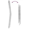 Sulankstoma rampas 200 kg kiekvienai rampai 2 pcs Sidabro