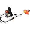 Krūmapjovė su kuprine, oranžinis dizainas, 52 cc, 1,45 kW
