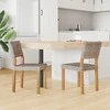 Valgomasis krėslas 2 pcs Kubu ratanas Kubu pilka