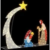 Kūčių Scena LED Šilta balta 149 x 32 x 127,5 cm Poliesteris