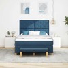 Kiemas lova su pagalve Mėlyna 190 x 140 cm audinys