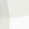 Stulpinis sodinukas 2 pcs Balta 40 x 40 x 100 cm