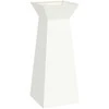 Stulpinis sodinukas 2 pcs Balta 40 x 40 x 100 cm