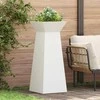 Stulpinis sodinukas 2 pcs Balta 40 x 40 x 100 cm