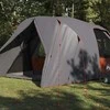 Dome palapinė 6 asmenims Pilka ir oranžinė 500 x 314 x 206 cm