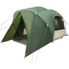 Dome palapinė 6 asmenims su stogu Žalia 500 x 314 x 206 cm