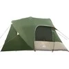 Dome palapinė 6 asmenims su stogu Žalia 500 x 314 x 206 cm