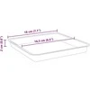 Kvadratinis gėlių padėklas 24 pcs Raudona plyta 18 x 18 x 2 cm