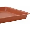 Kvadratinis gėlių padėklas 6 pcs Raudona plyta 32 x 32 x 2,5 cm