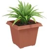 Kvadratinis gėlių vazonas 24 pcs Raudona plyta 20 x 20 x 16 cm
