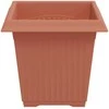 Kvadratinis gėlių vazonas 24 pcs Raudona plyta 16 x 16 x 14 cm
