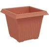 Kvadratinis gėlių vazonas 24 pcs Raudona plyta 20 x 20 x 16 cm