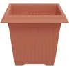 Kvadratinis gėlių vazonas 24 pcs Raudona plyta 20 x 20 x 16 cm
