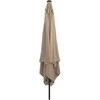 Sodo skėtis Taupe 295 x 295 x 245 cm Poliesteris ir plienas