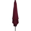 Sodo skėtis Bordo raudona 295 x 295 x 245 cm