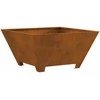 Laužavietė Ruda 60 x 60 x 30 cm Oro sąlygoms atsparus plienas