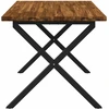 Kvadratinis valgomojo stalas 120 x 70 x 75 cm