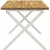 Kvadratinis valgomojo stalas 120 x 80 x 75 cm