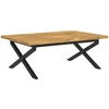 Kvadratinis valgomojo stalas 120 x 90 x 75 cm