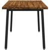 Kvadratinis valgomojo stalas 120 x 90 x 75 cm