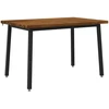 Kvadratinis valgomojo stalas 120 x 90 x 75 cm