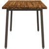 Kvadratinis valgomojo stalas 120 x 90 x 75 cm