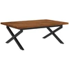 Kvadratinis valgomojo stalas 120 x 90 x 75 cm