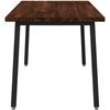 Kvadratinis valgomojo stalas 140 x 90 x 75 cm