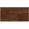 Kvadratinis valgomojo stalas 160 x 70 x 75 cm Tamsiai rudas